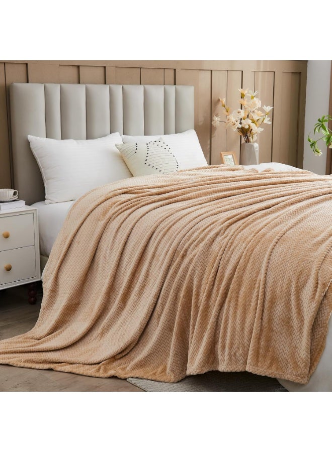 Ultra Soft Double Fleece Blanket 200x240 cm – Premium Double-Layer Warm Plush Throw for Bed, Sofa & Travel – Lightweight Cozy All-Season Comfort Blanket - Image 3